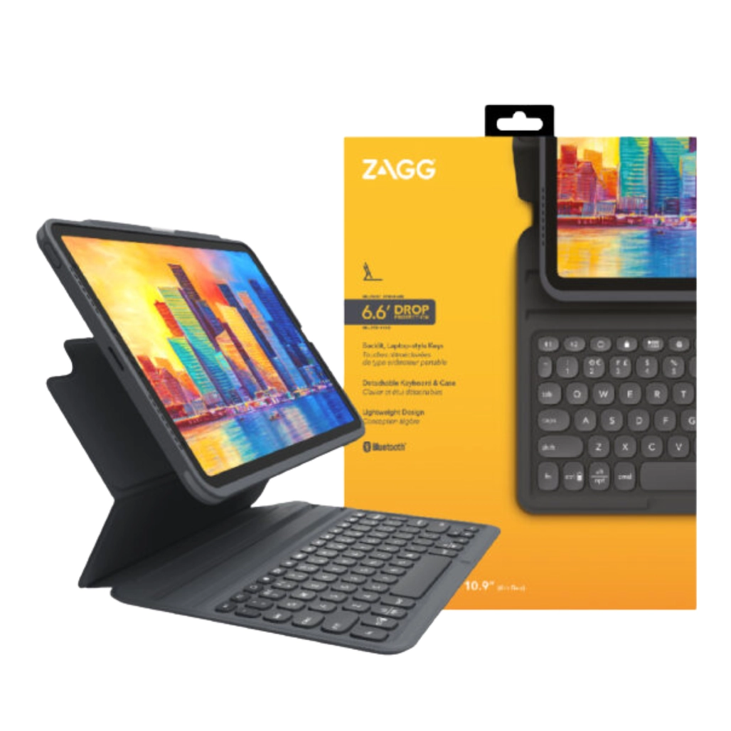 Bàn Phím Bao Da Zagg Pro Keys iPad 11 A16 Gen 11/10.9/Gen 10