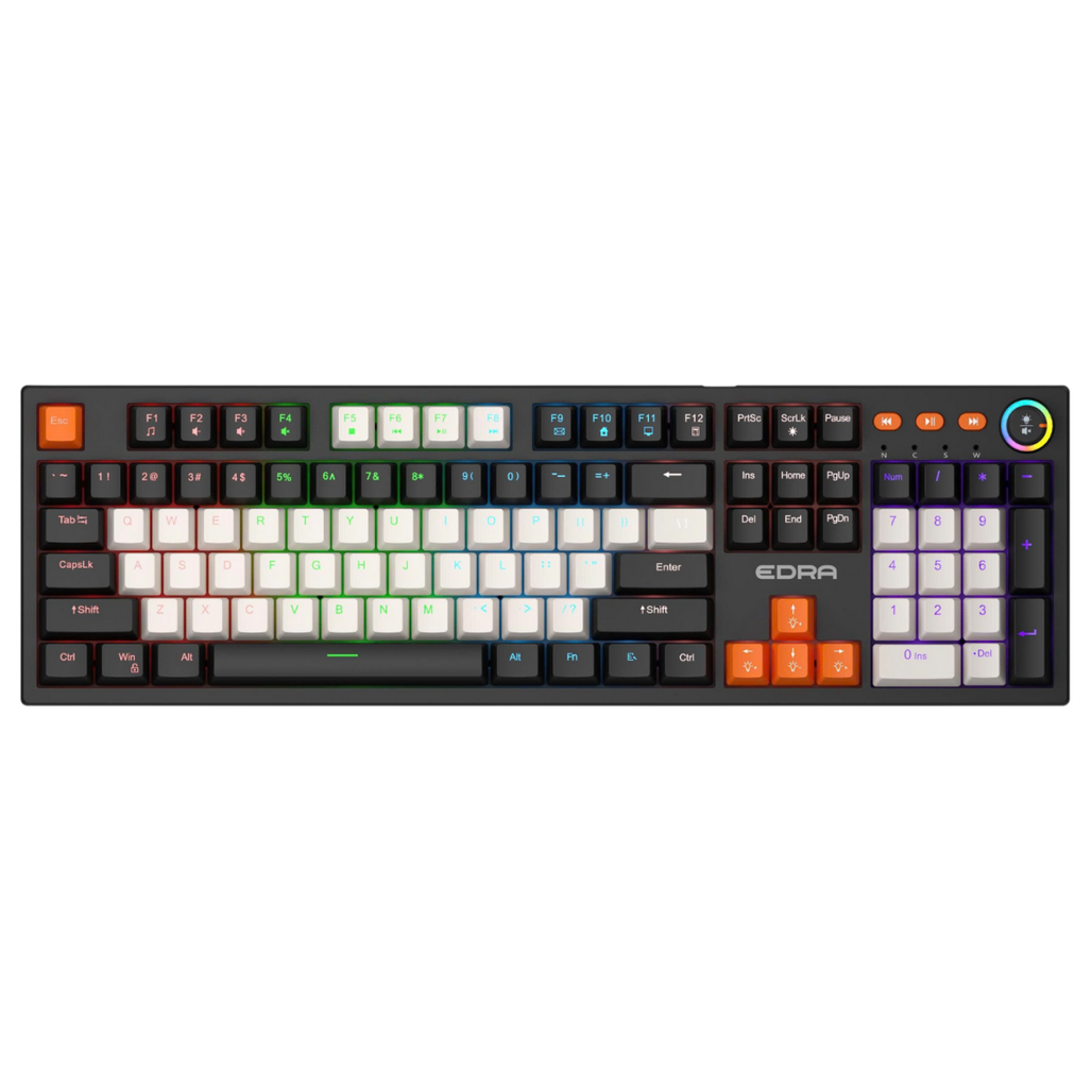 Bàn phím cơ gaming E-Dra EK3104K đen