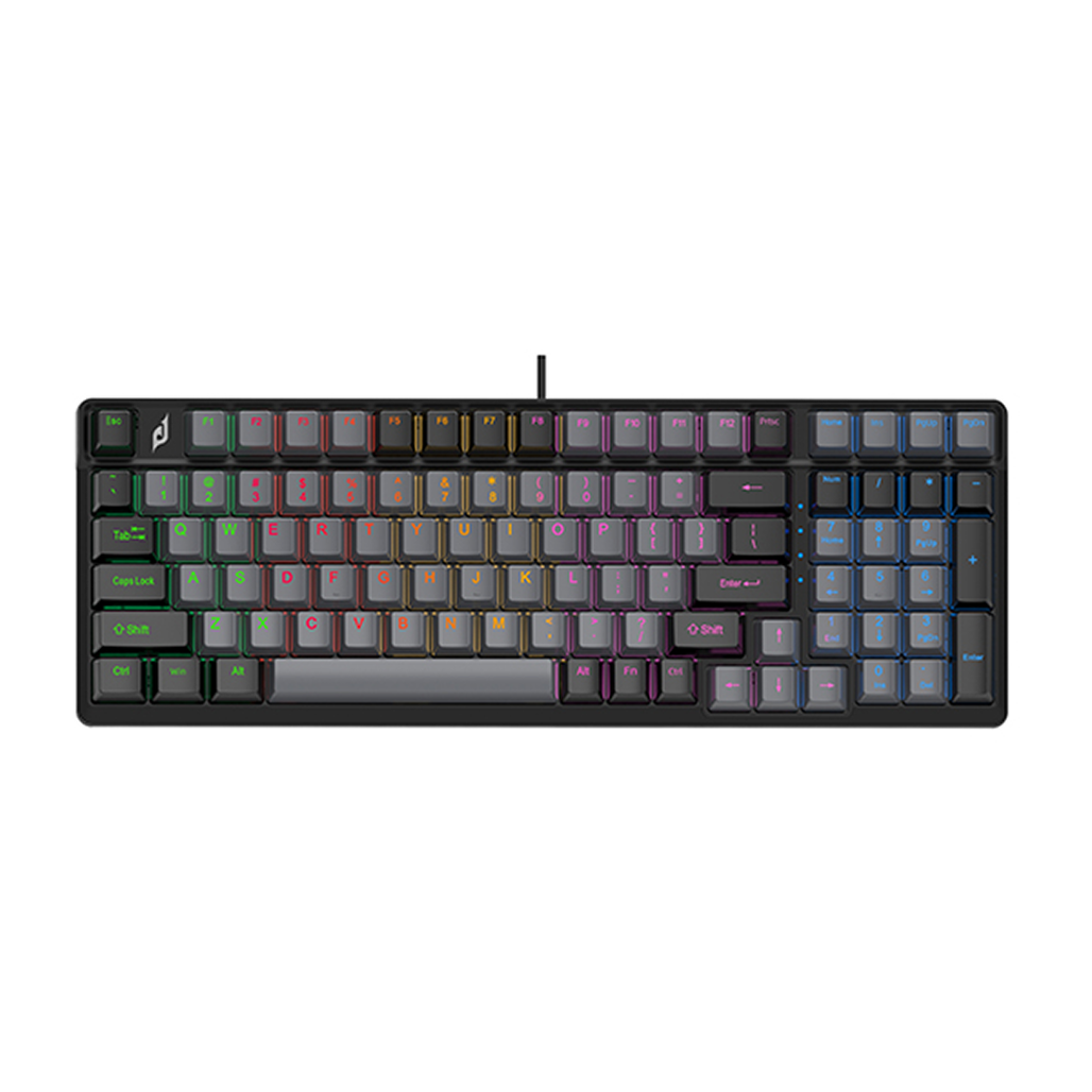 Bàn phím cơ gaming E-Dra EK398X Alpha đen xám