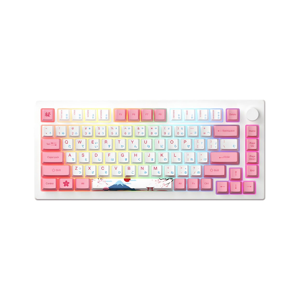 Bàn phím cơ không dây AKKO MOD007B-HE PC Tokyo Sakura Pink Magnetic Switch