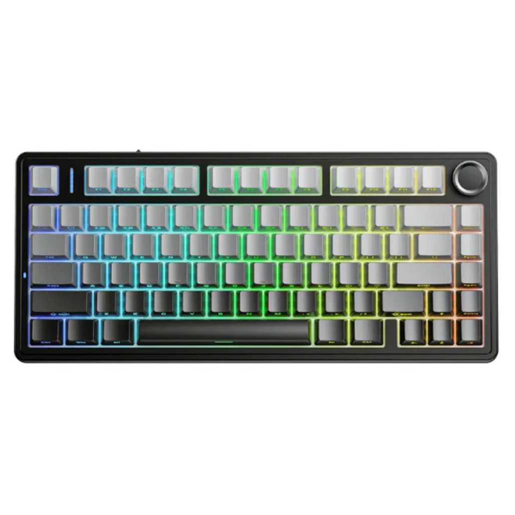 Bàn phím cơ không dây AULA F75 Pro đen