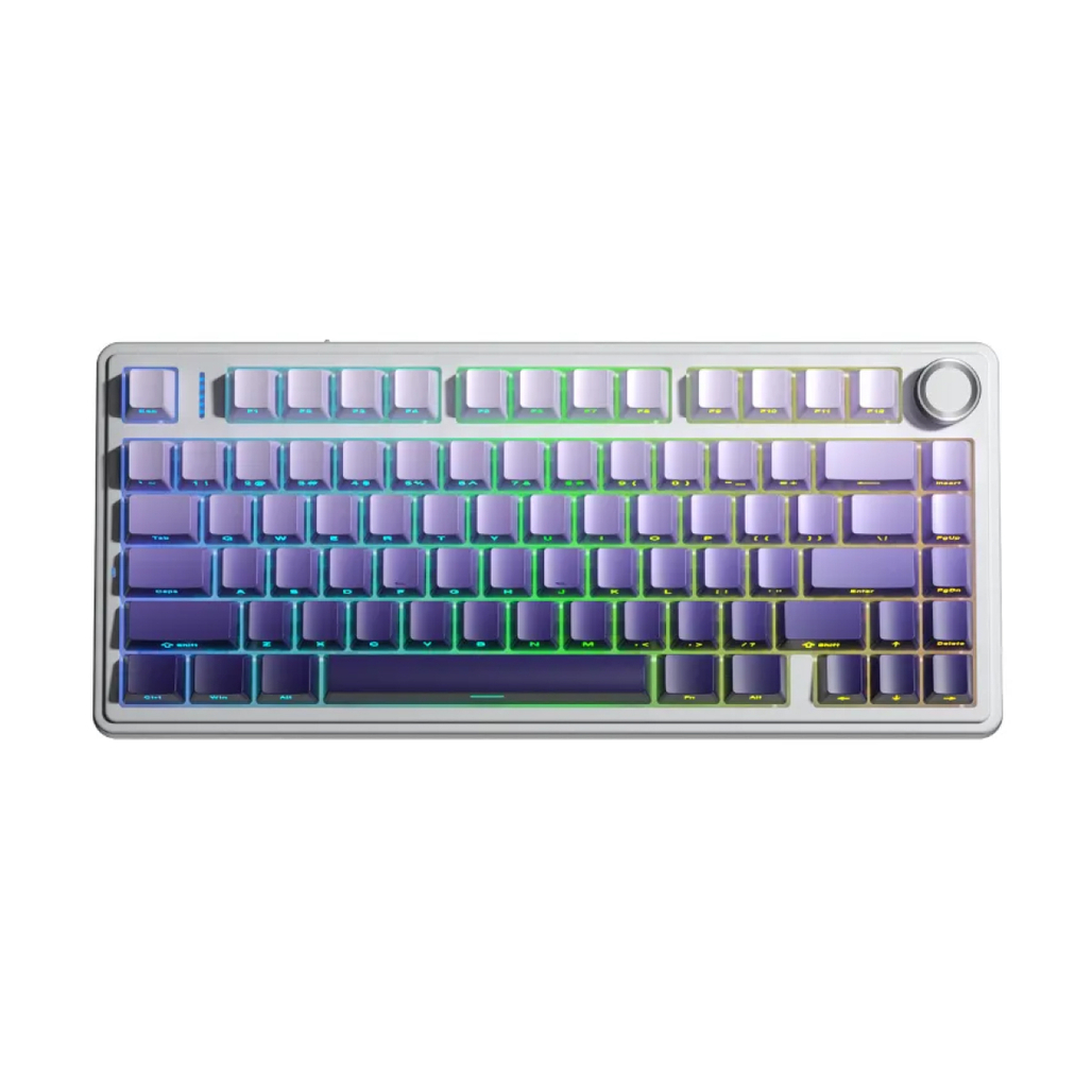 Aula F75 Pro Bàn Phím Cơ Không Dây Tím