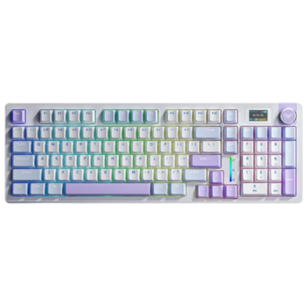 Bàn phím cơ không dây AULA S98 Pro Xanh Dương Trắng Tím