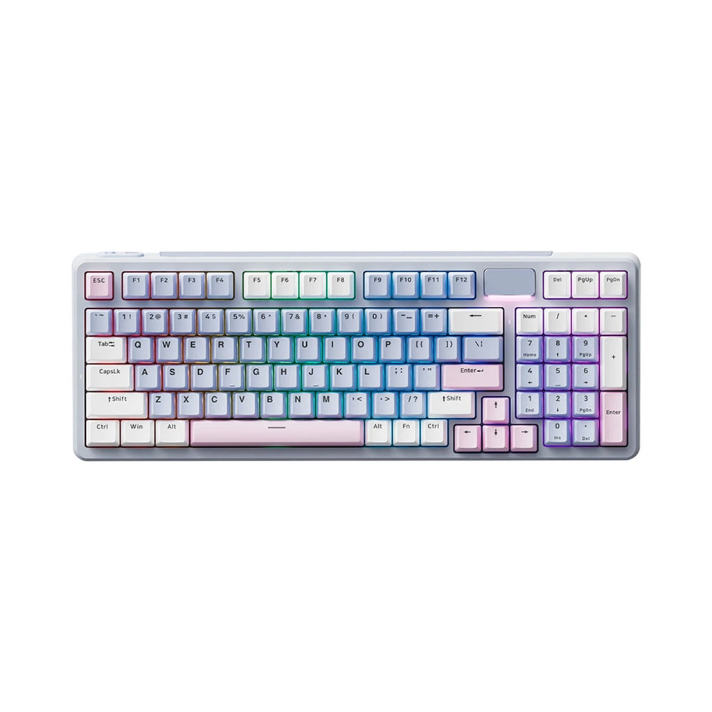 Bàn Phím Cơ Rapoo V700Diy - 98 Hồng Trắng