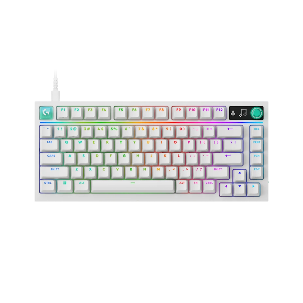 Bàn phím gaming có dây Logitech G316 X 75 trắng