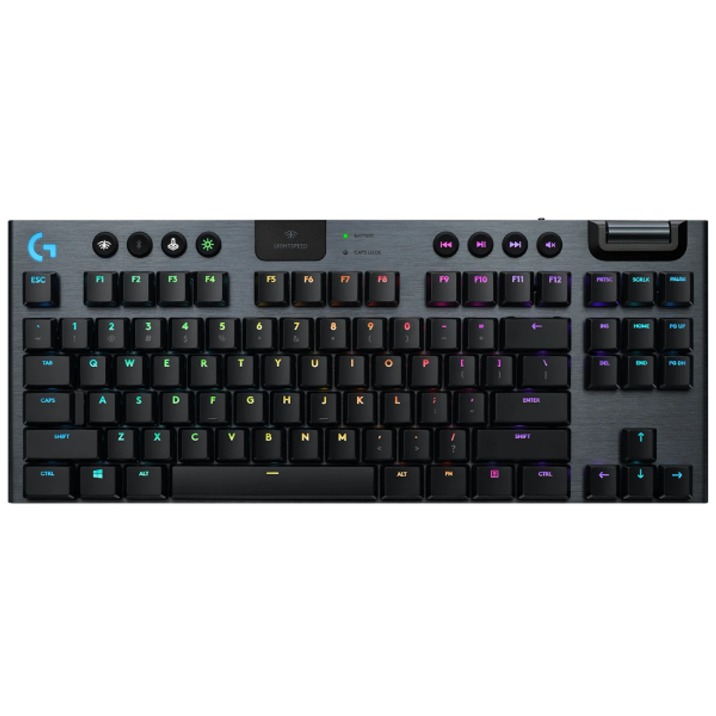 Bàn phím gaming không dây Logitech G913 TKL Lightspeed Rgb Mechanical Clicky