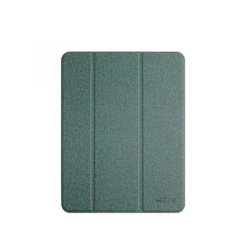 Bao da Mutural Design Folio cho Apple iPad 10.2 2021-Xanh Rêu