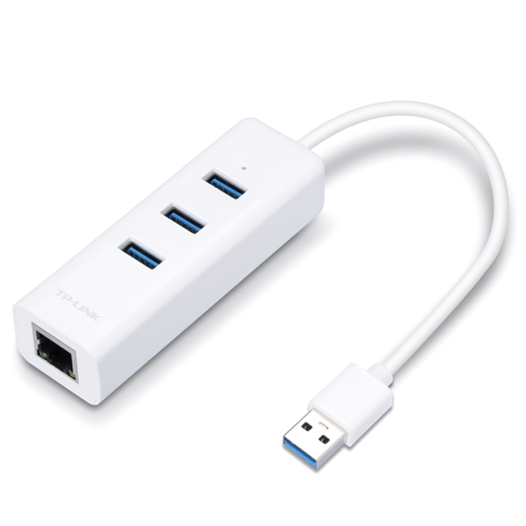 Bộ Chuyển Đổi Mạng Usb 3.0 Sang Ethernet Gigabit Kèm 3 Cổng Usb 3.0 Tp - Link Ue330 - Hàng Chính Hãng