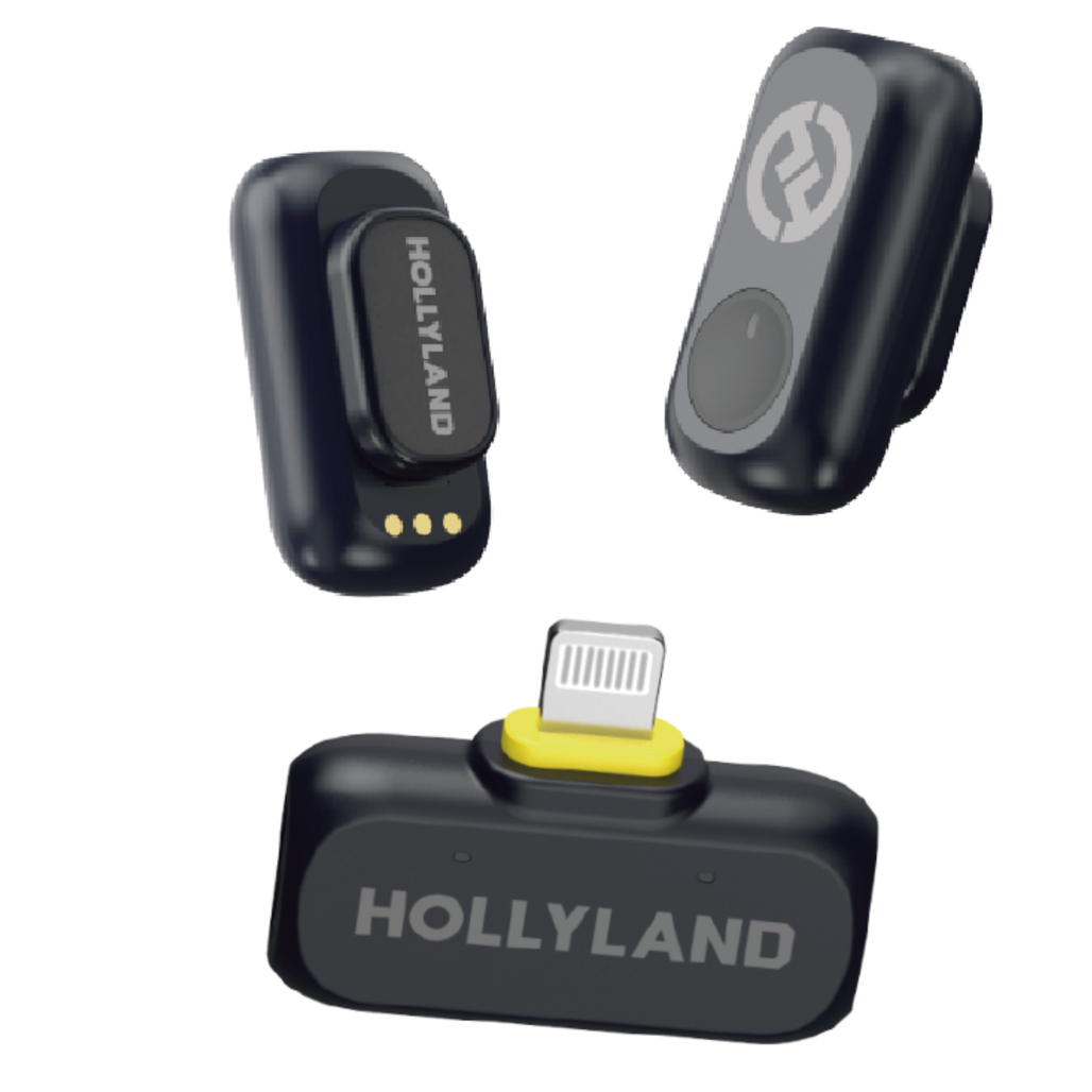 Microphone Thu Âm Không Dây Hollyland Lark A1 Mini Duo Lightning Rx