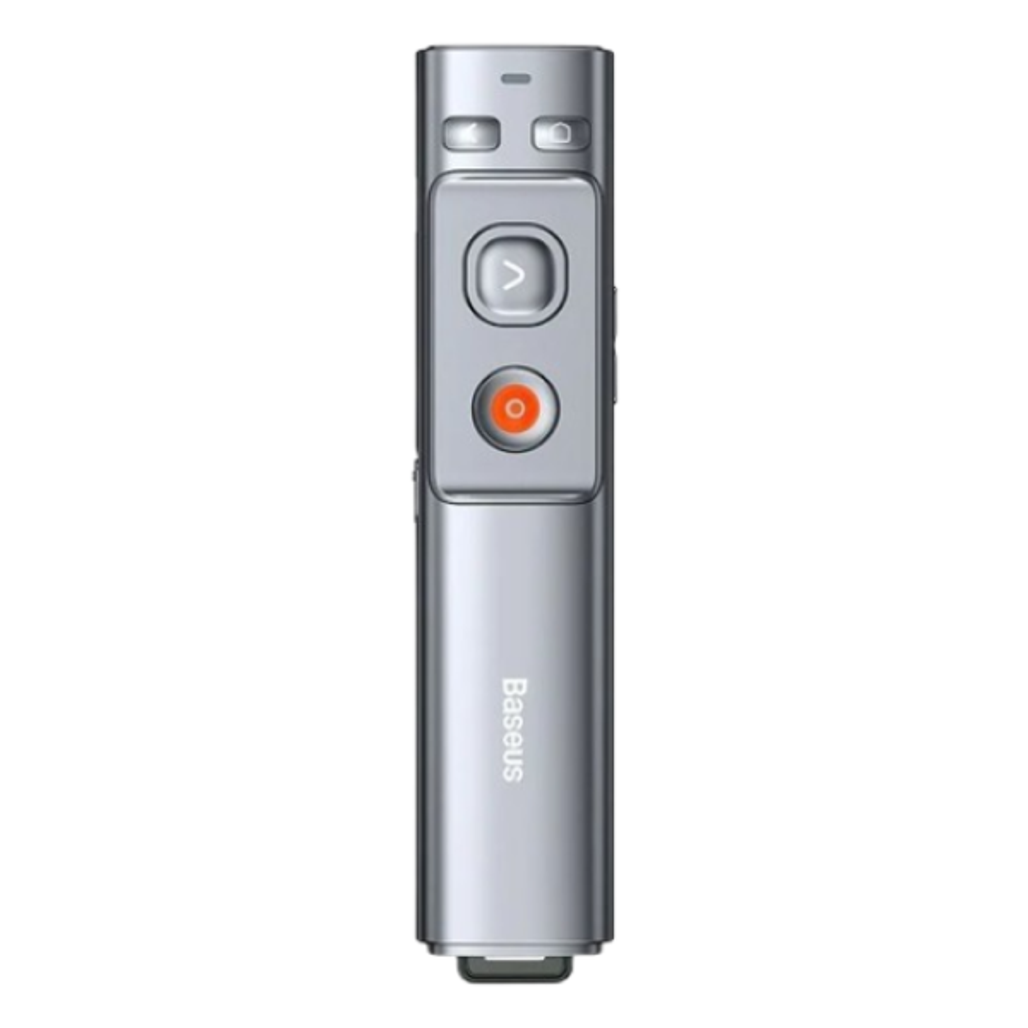 Bút trình chiếu Baseus Orange Dot Wireless Presenter pin sạc (Red Laser)