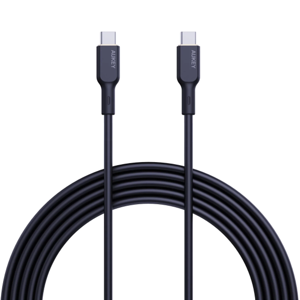 Cáp Aukey CB-SCC101 C-C silicone 100W 1m - Cũ