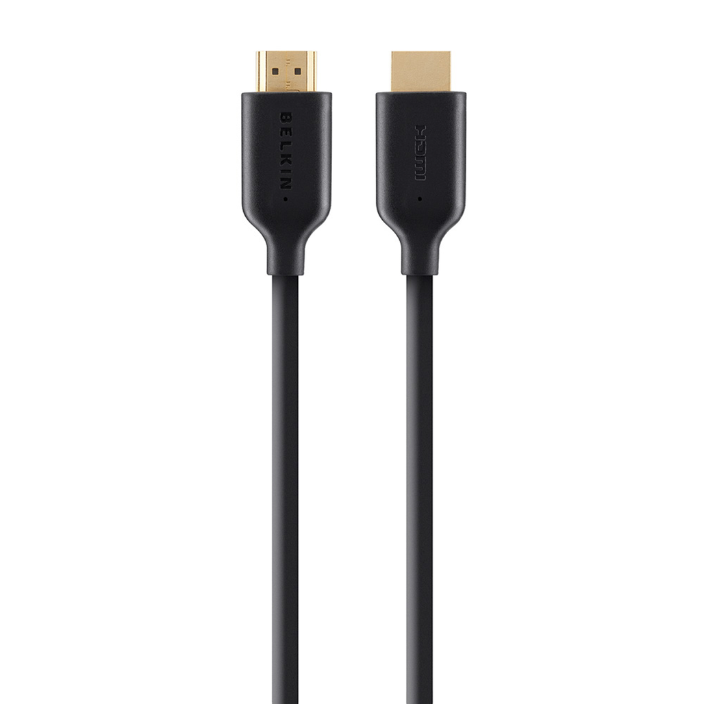 cáp belkin hdmi 1.4 4k 120hz mạ vàng 24k dài 2m đen
