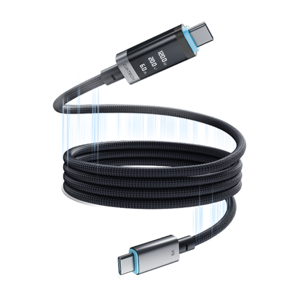 Cáp Cuktech Từ Tính Type - C To C 6A 240W Dài 1.5M Cmc615P