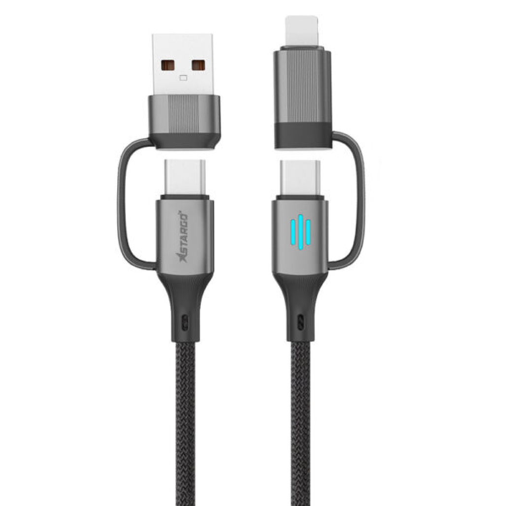 Cáp Sạc StarGO AC-CL1 4 trong 1 C to L C to Micro 1m