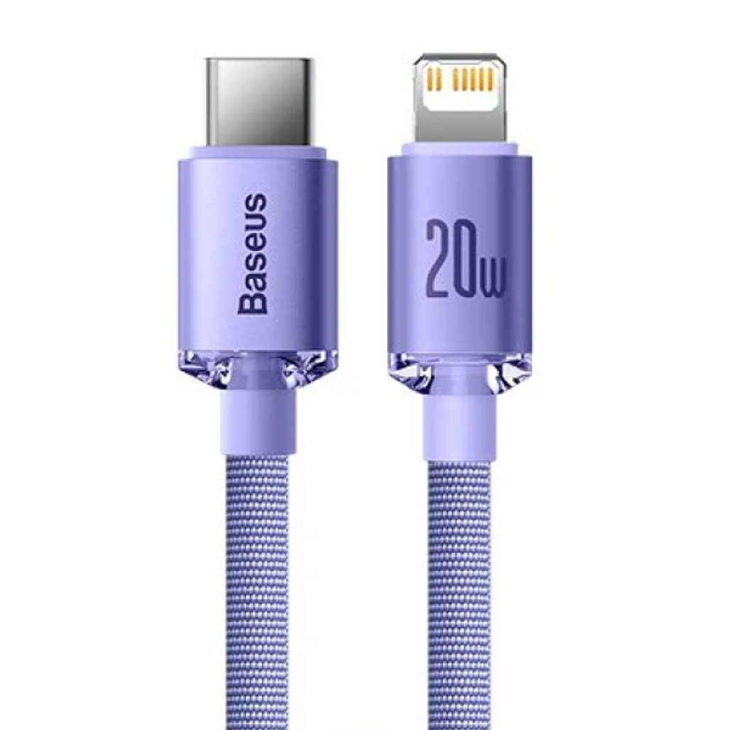 Cáp Baseus Crystal Shine USB-C to Lightning 1.2M
