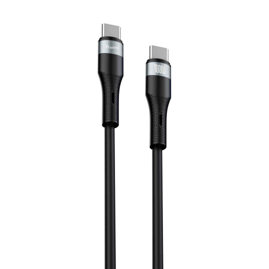 Cáp Trusmi USB-C to USB-C silicone PD 100W dài 1m - Cũ