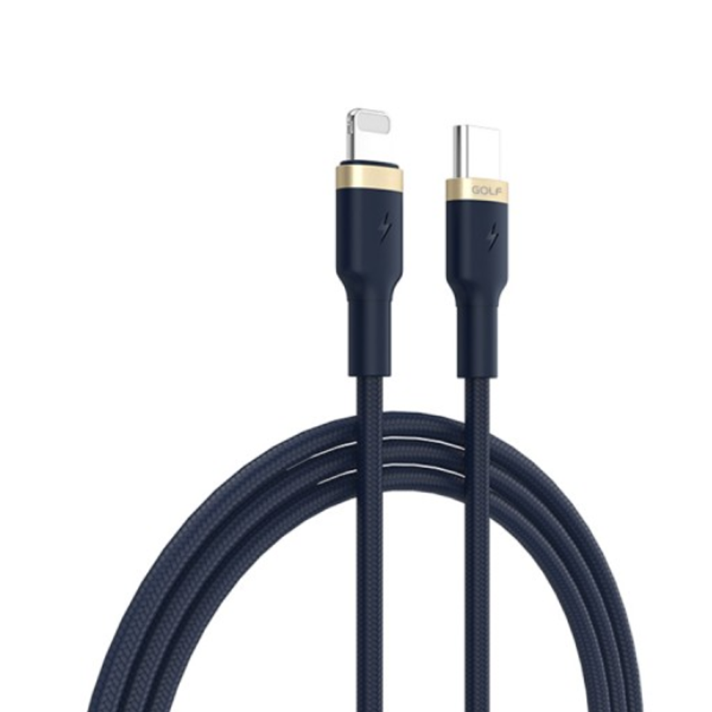 Cáp GOLF USB-C to Lightning 2A GC-71P 1M