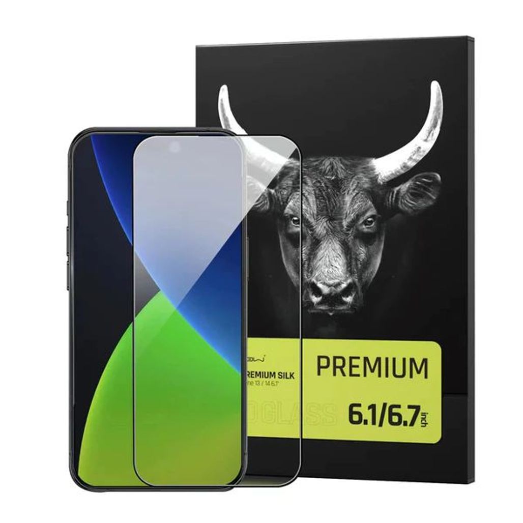 Dán kính cường lực màn hình iPhone 14/13/13 Pro Mipow Premium