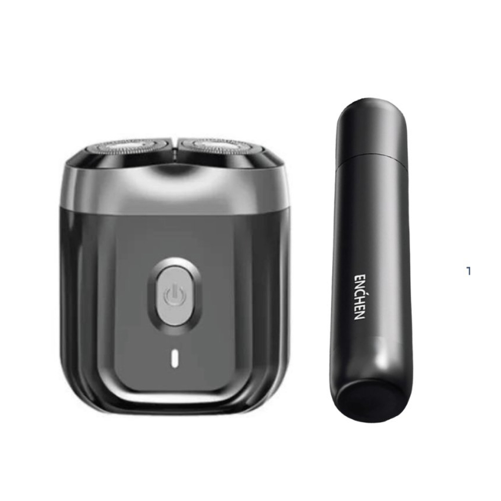 Combo Quà Máy Cạo Râu Và Máy Tỉa Lông Mũi Enchen Mini 6 + En005