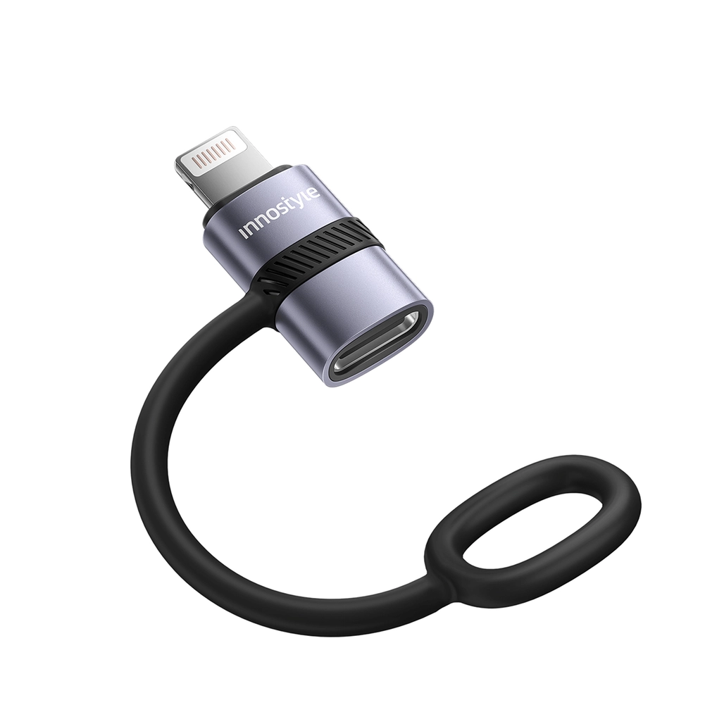 Cổng Chuyển Otg Innostyle Flexlink Lightning To Usb - C Female Silicone Tape St - 540Gy