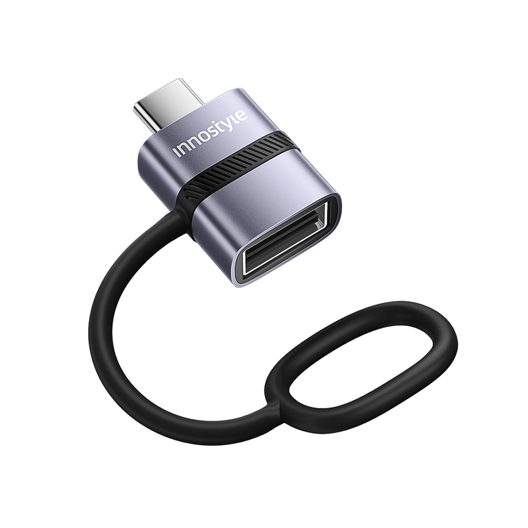 cổng chuyển otg innostyle flexlink usb-c to a female silicone tape st-510gy