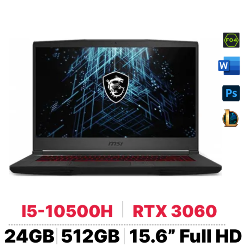 Laptop MSI Gaming GF65 THIN 10UE-286VN - Cũ Trầy Xước