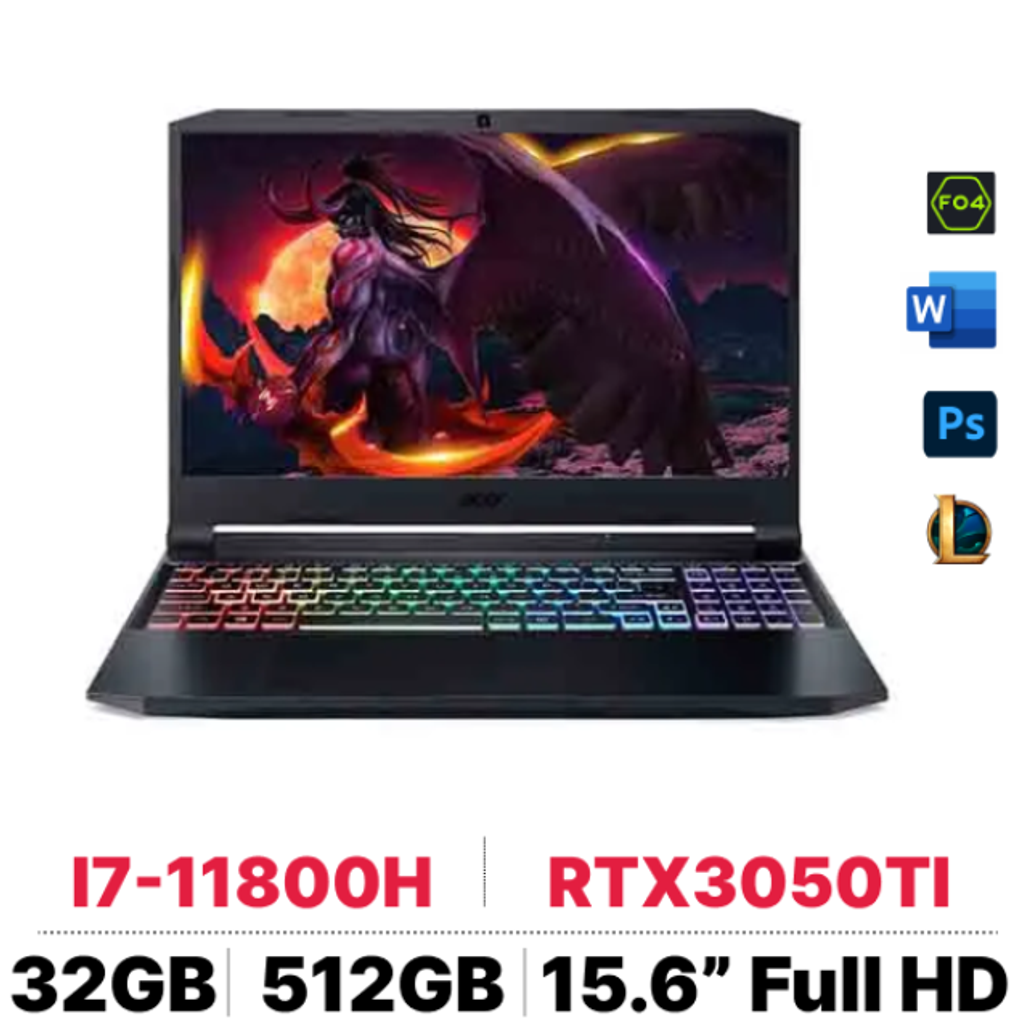 Laptop Gaming Acer Nitro 5 Eagle AN515-57-74NU NH.QD9SV.001 - Cũ Trầy Xước