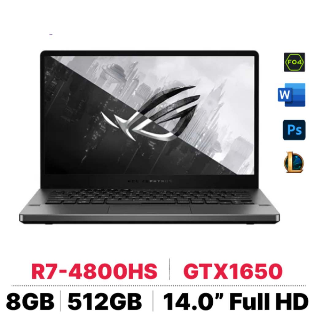 Laptop Gaming Asus Rog Zephyrus Ga401Ihr - Hz009T - Cũ Xước Cấn