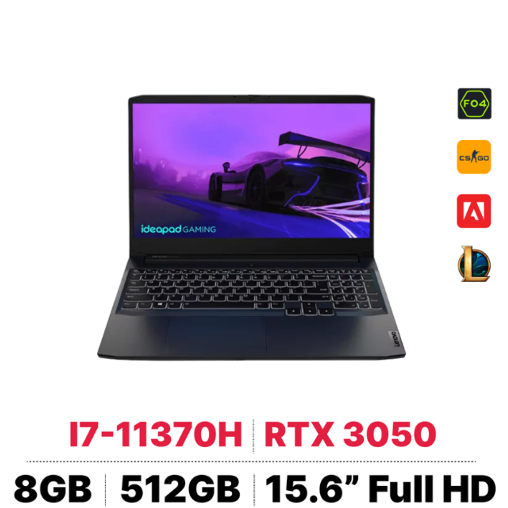 Laptop Lenovo IdeaPad Gaming 3 15IHU6 82K100FBVN - Cũ Xước Cấn