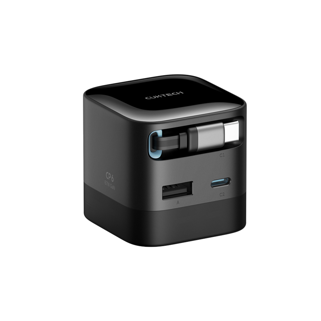 Cáp Sạc Cuktech CP6 GaN 2C1A 67W