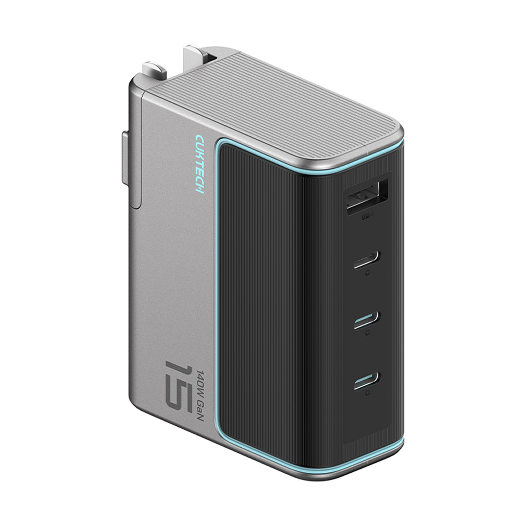 Sạc Cuktech 3C1A 140W Kèm Cáp Usb - C Ad1404Us