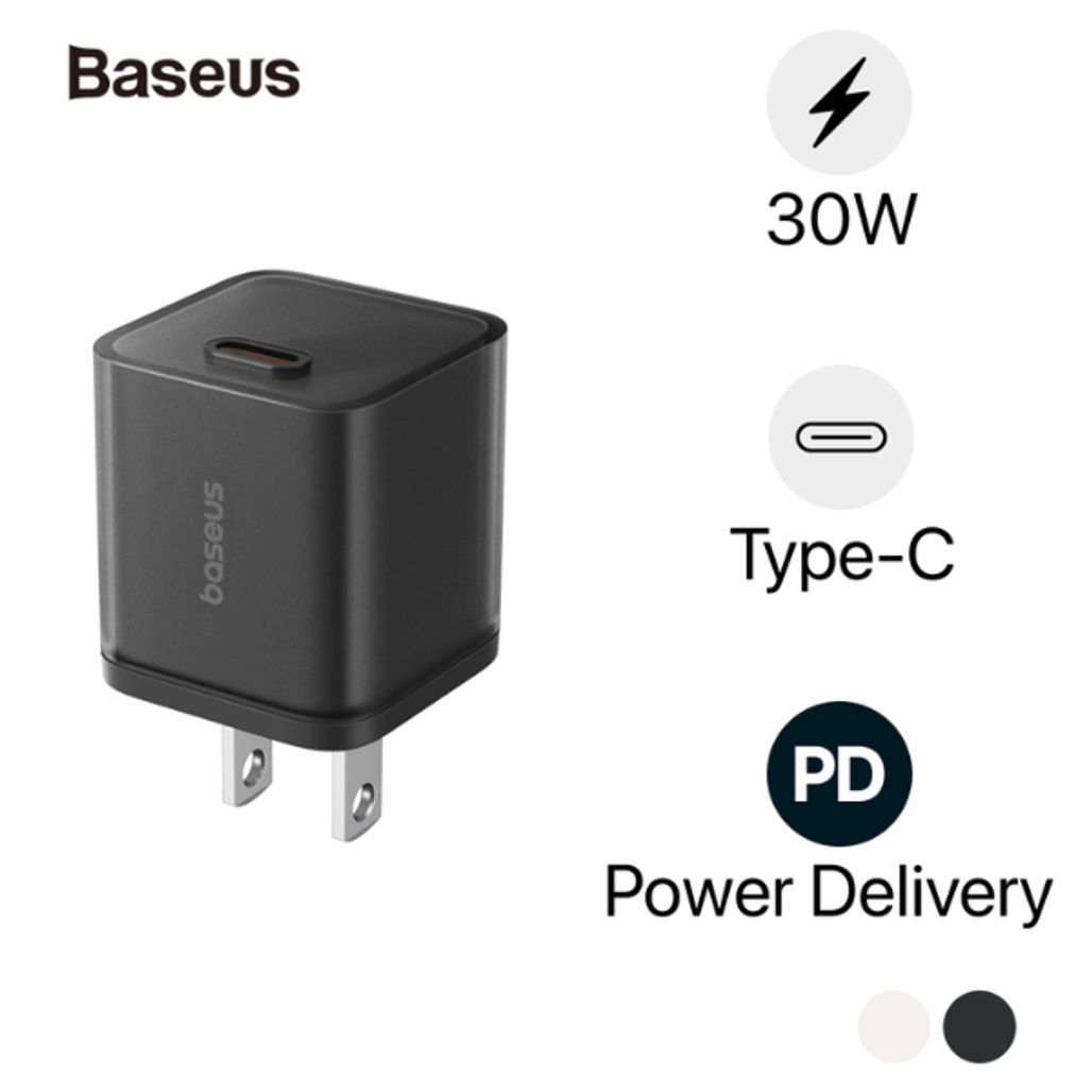 Củ sạc nhanh Baseus GaN5s Fast Charger 1C 30W US - Cũ
