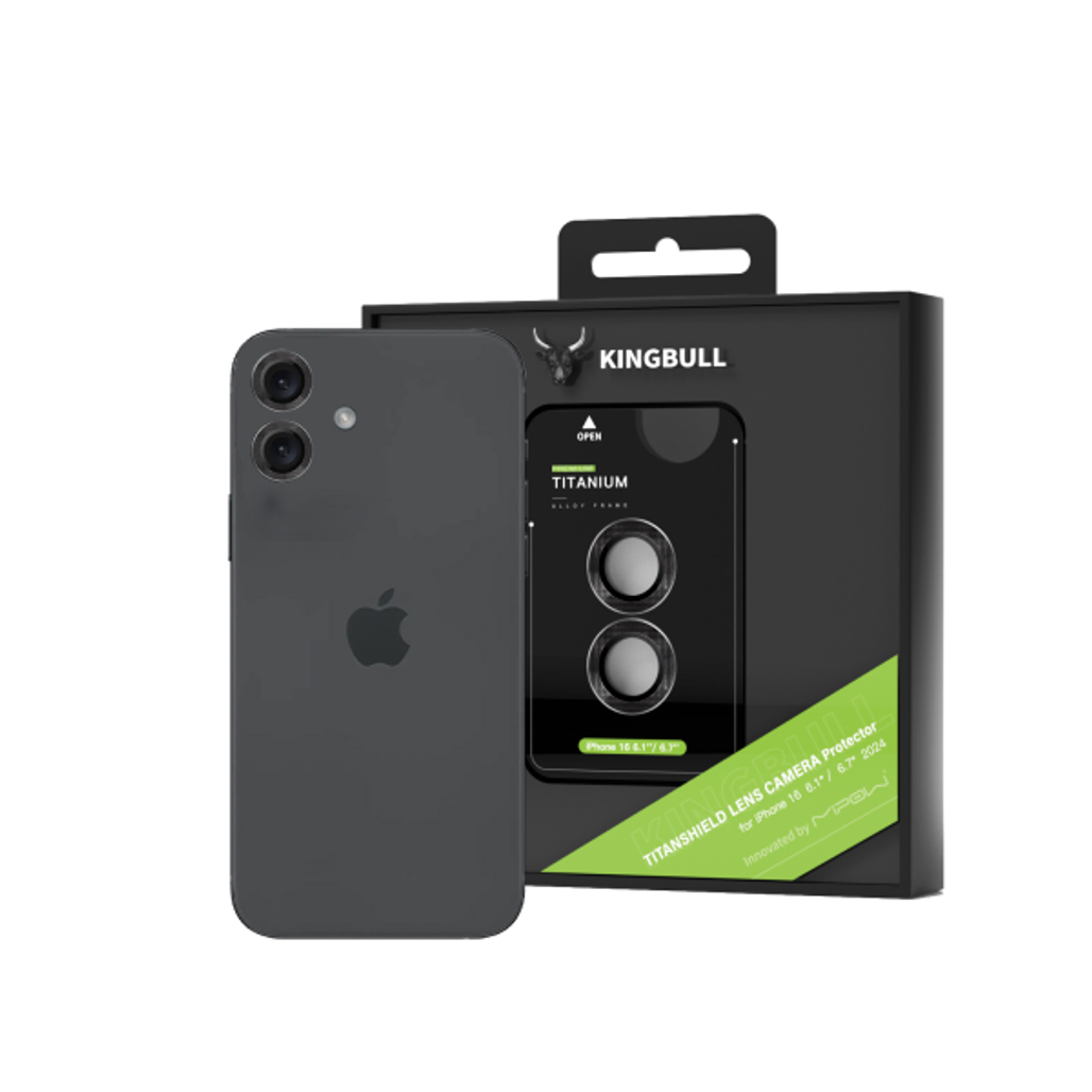 Miếng Dán Camera Mipow Apple iPhone 16/16 Plus Viền Màu