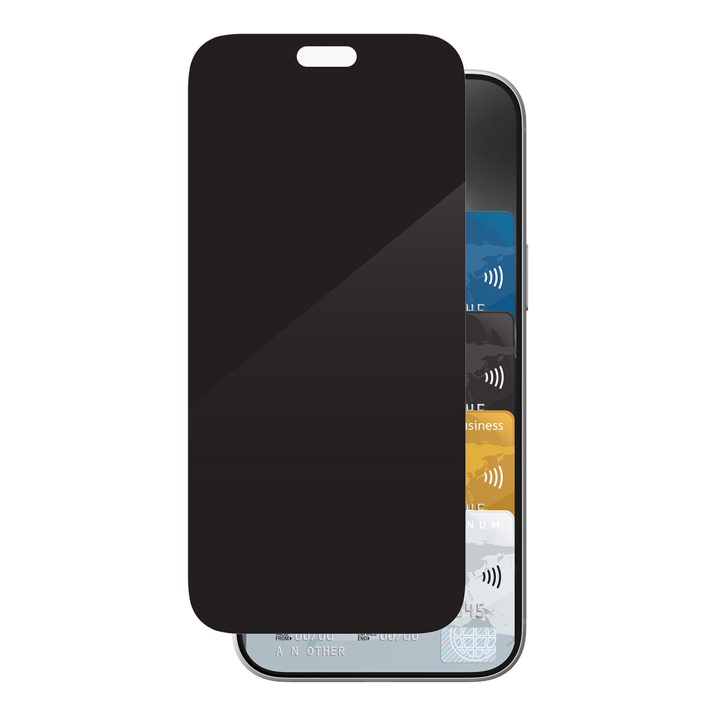 Dán kính cường lực màn hình iPhone 18 Pro Max Zagg Chống Nhìn Trộm Invisibleshield Xtr (Không Viền)
