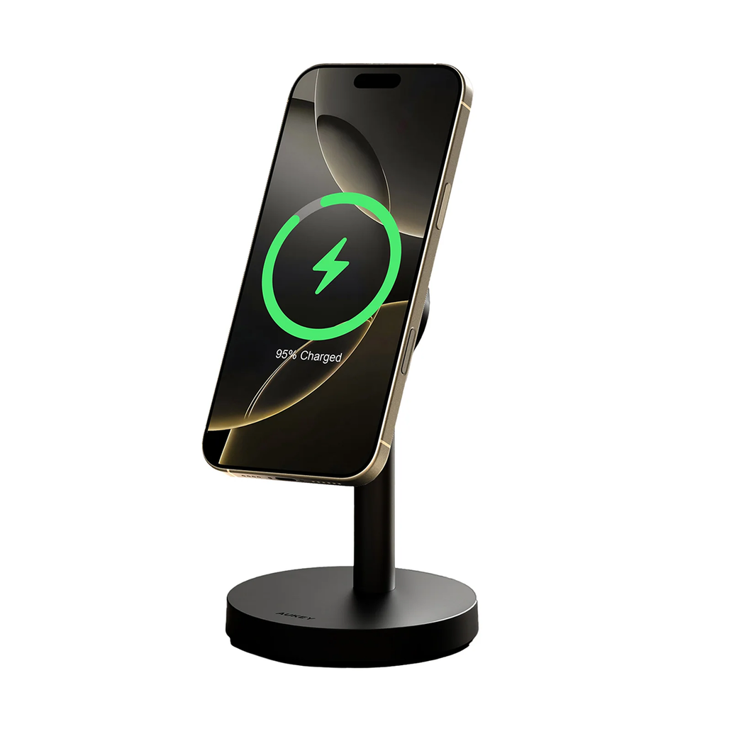 Đế Sạc Không Dây Aukey Magfushion 1X Lc - Mc111 Qi2.2 25W
