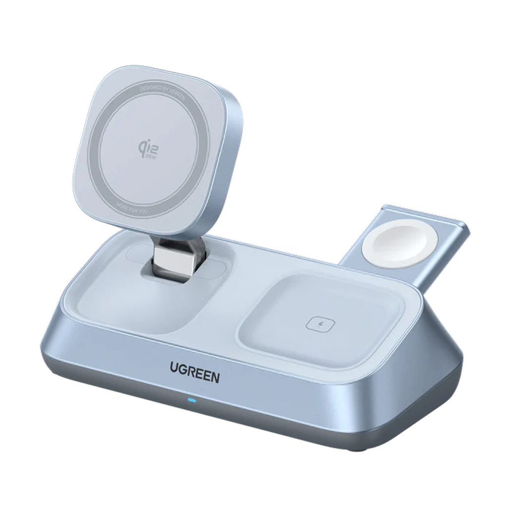 Đế sạc không dây để bàn Ugreen MagFlow 3 trong 1 25W W711 55677