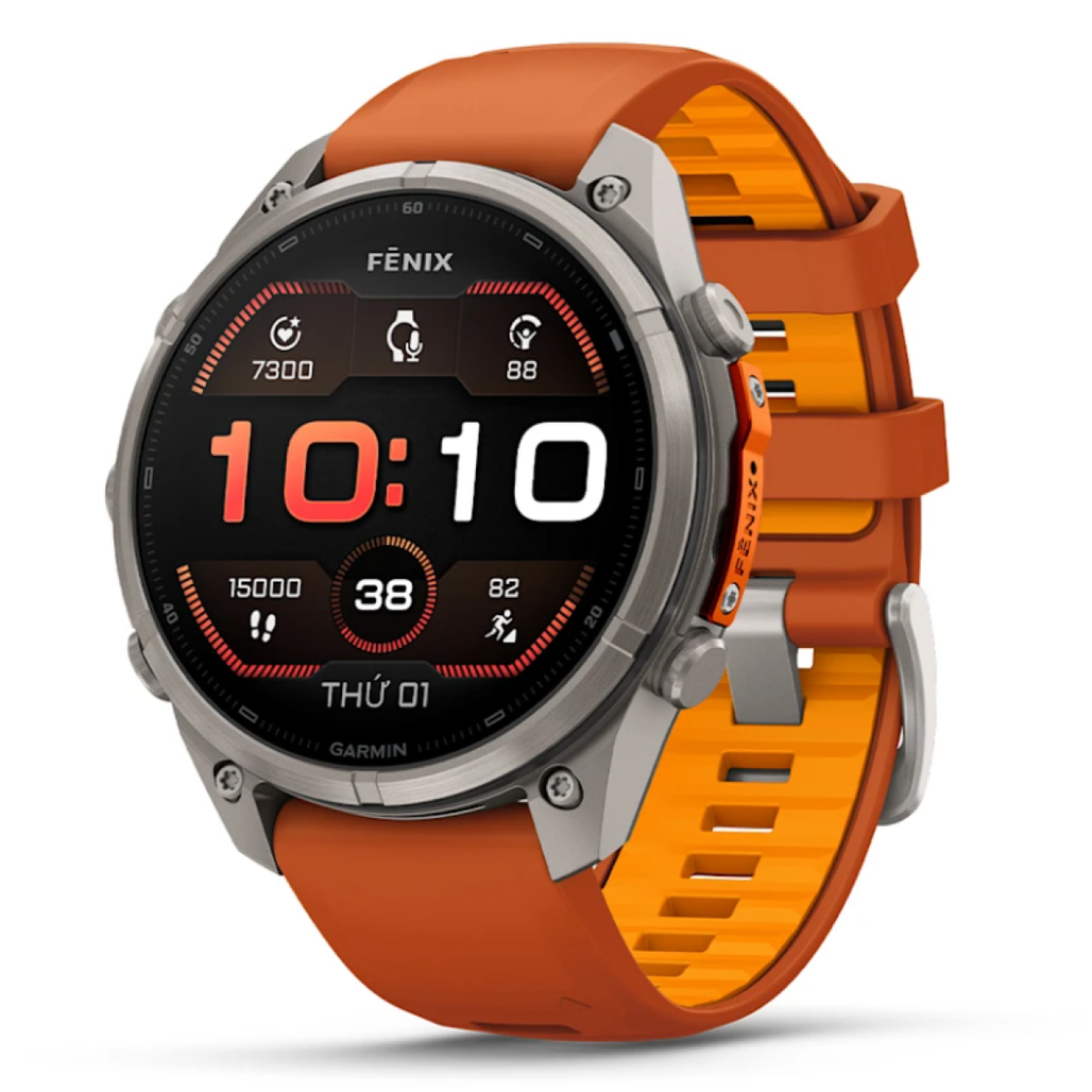 Đồng hồ thông minh Garmin Fenix 9 Pro 47mm Solar viền titan