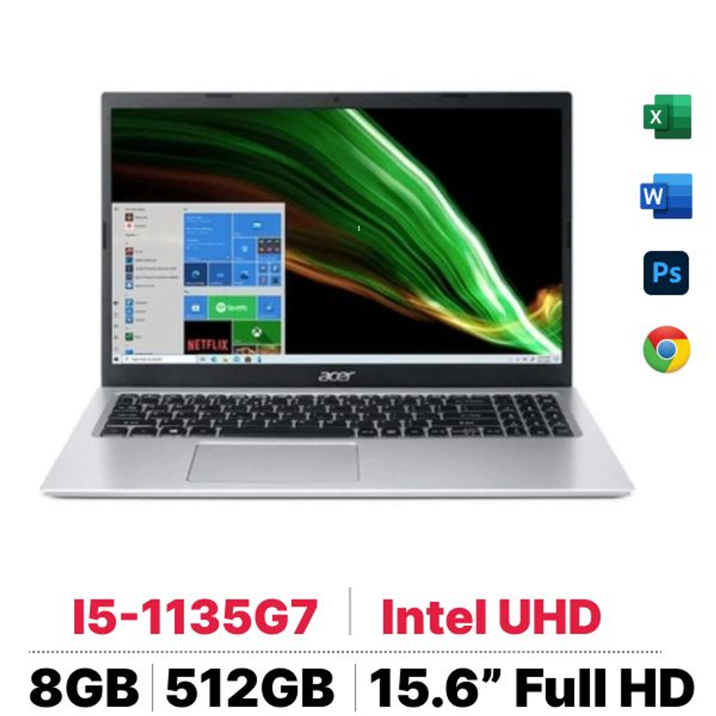 Laptop Acer Aspire 3 A315-58-54M5 - Cũ Xước Cấn