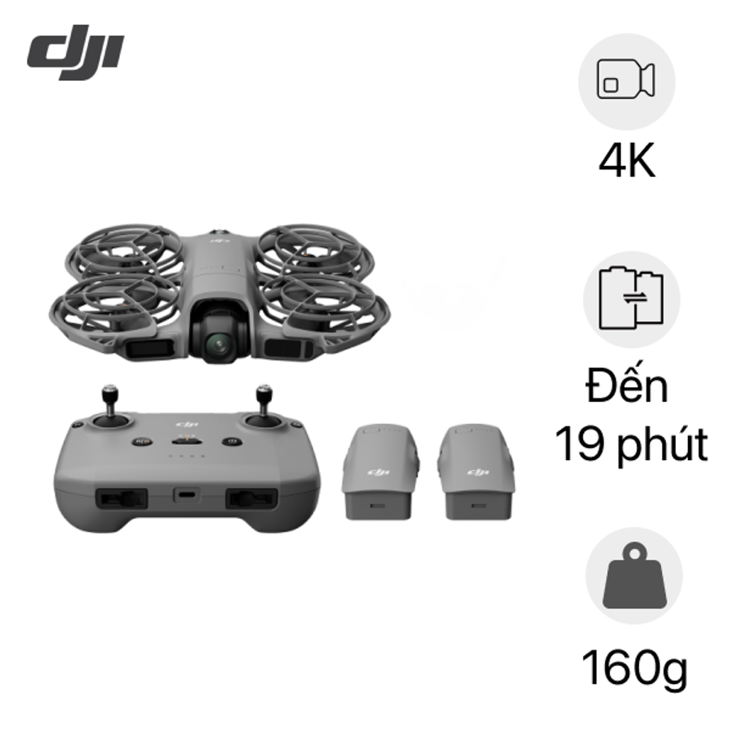 Flycam DJI Dân Dụng Neo 2 Fly More Combo