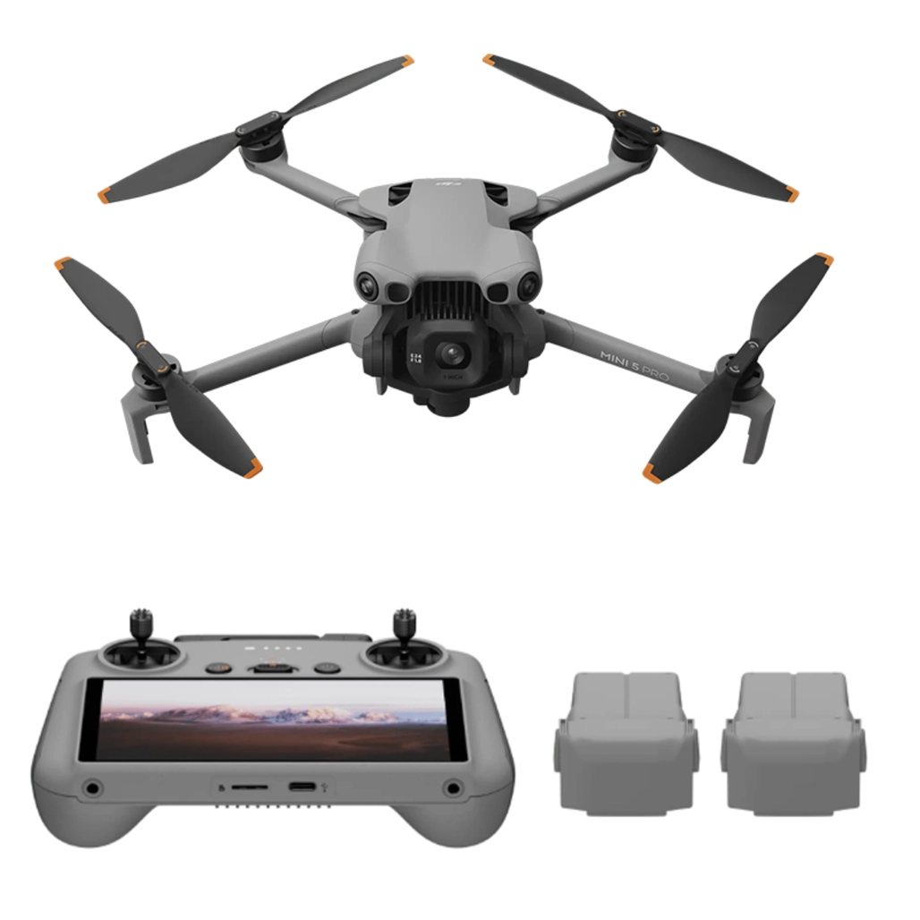 Flycam DJI dân dụng Mini 5 Pro Fly More Combo Plus (DJI RC 2) - Chính hãng