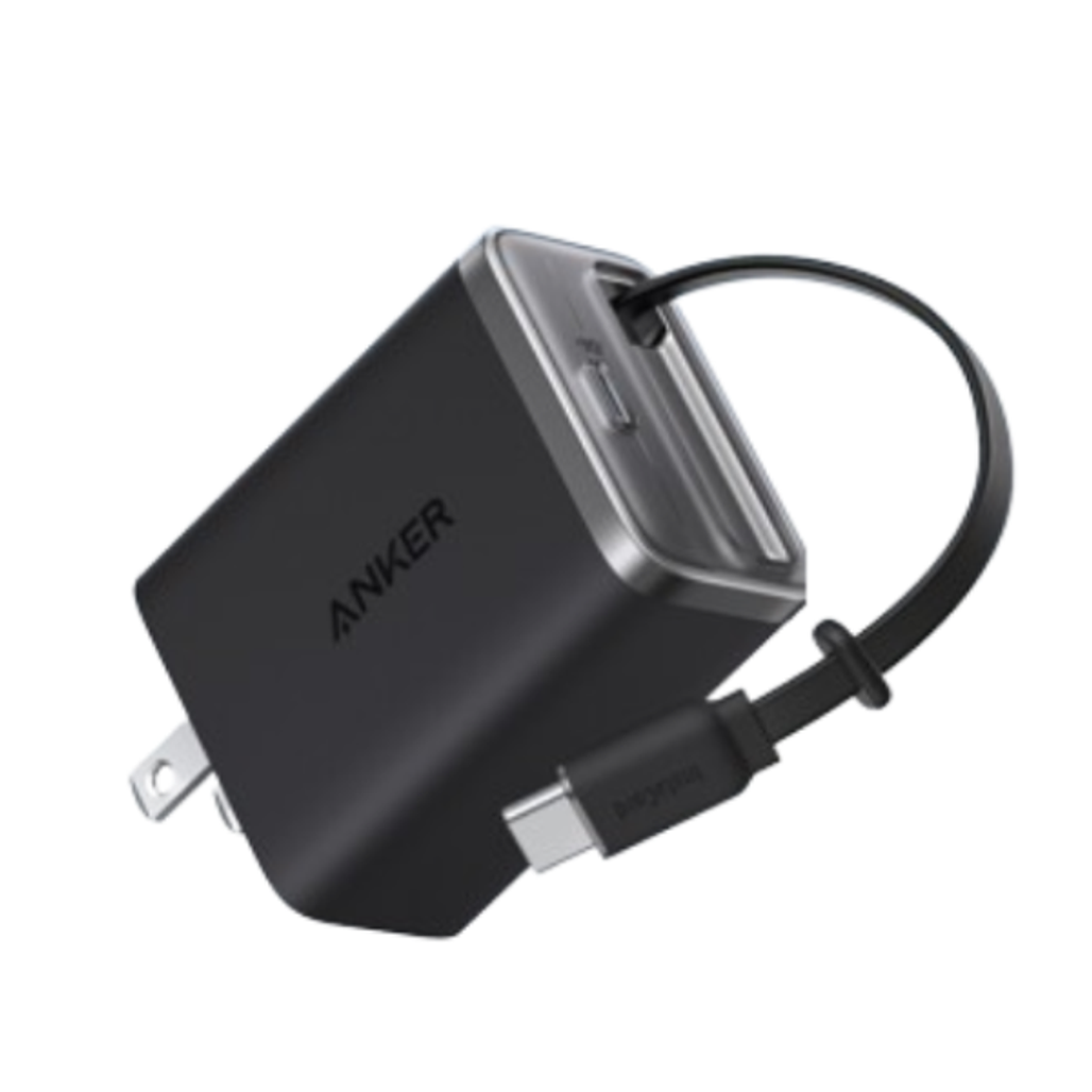 Sạc Anker Nano 1C 35W Tích Hợp Cáp Usb - C Rút Gọn A2658