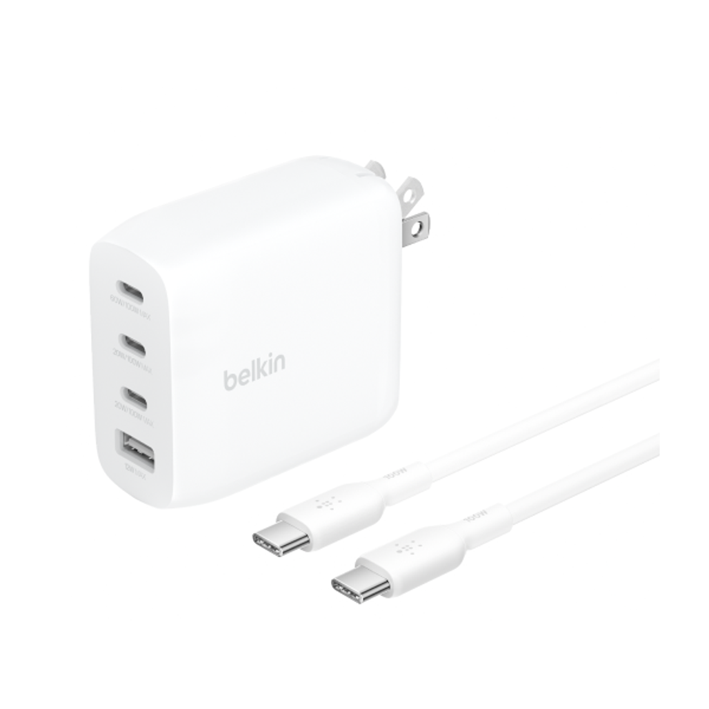 Sạc Nhanh Belkin 112W 3C1A Gan Pd/Pps Kèm Cáp C - C 100W 2M