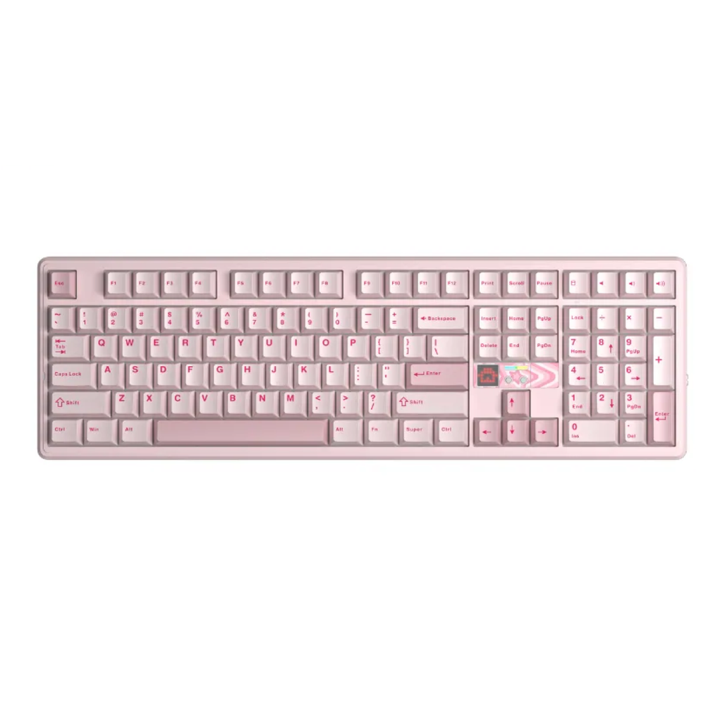 Bàn phím cơ không dây Aula F108 Pro V2 Hồng