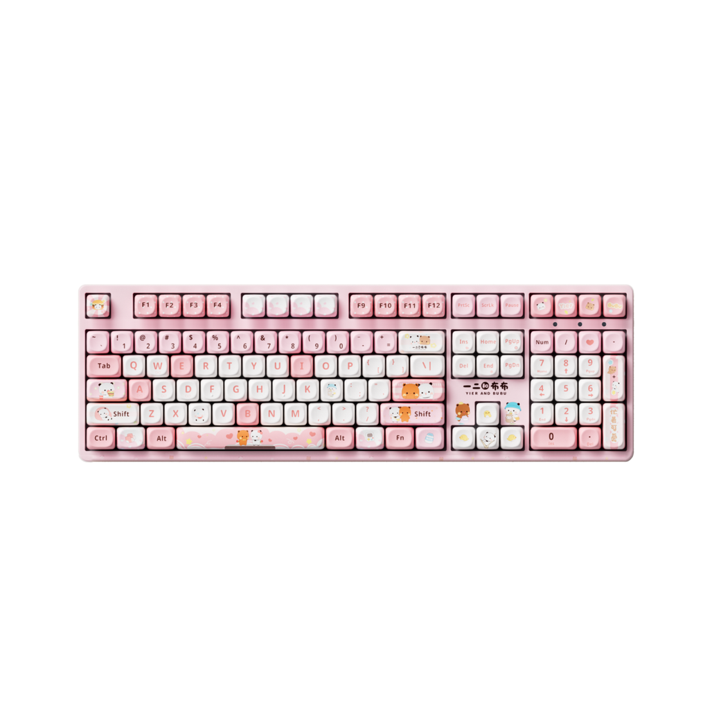 Bàn phím cơ có dây Akko 3108RF V3 Yier And Bubu Pink