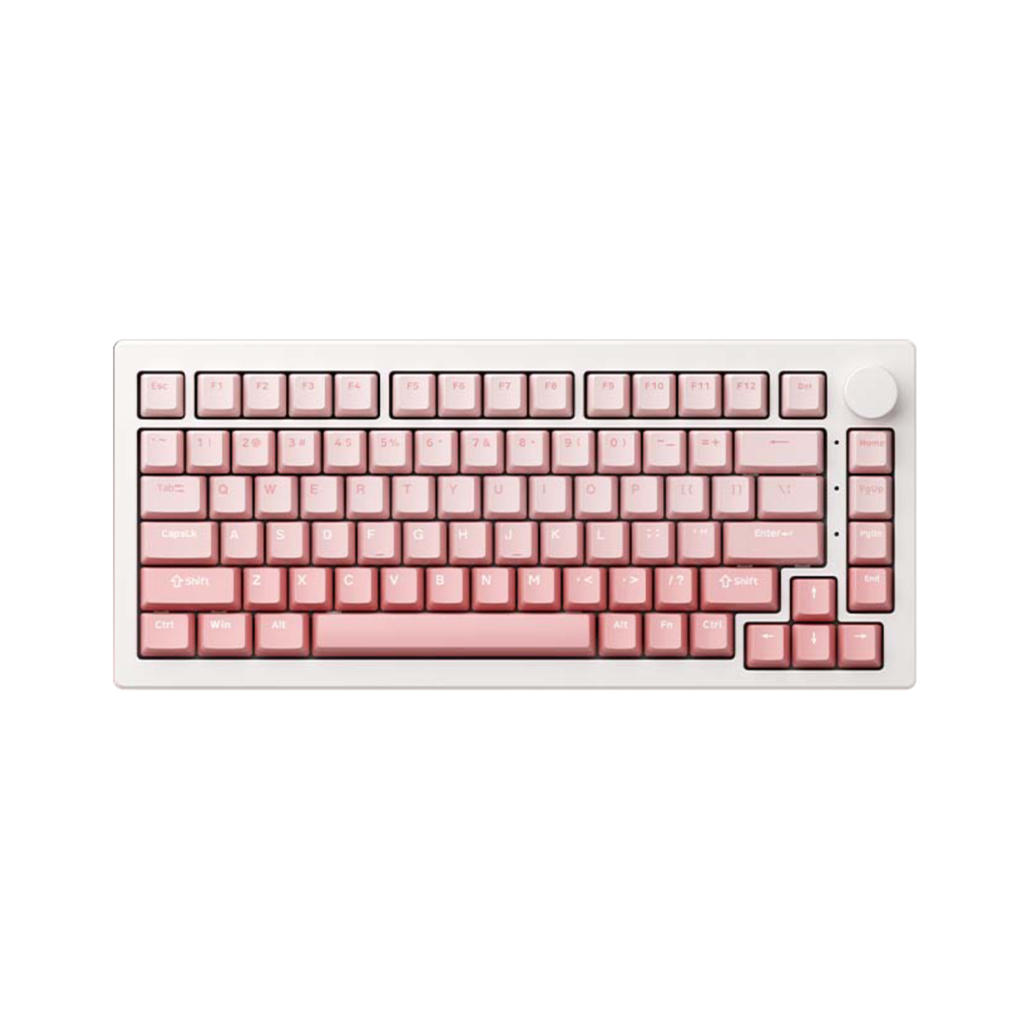 Bàn phím cơ không dây Bluetooth Akko 5075 V3 White+Pink Gradient