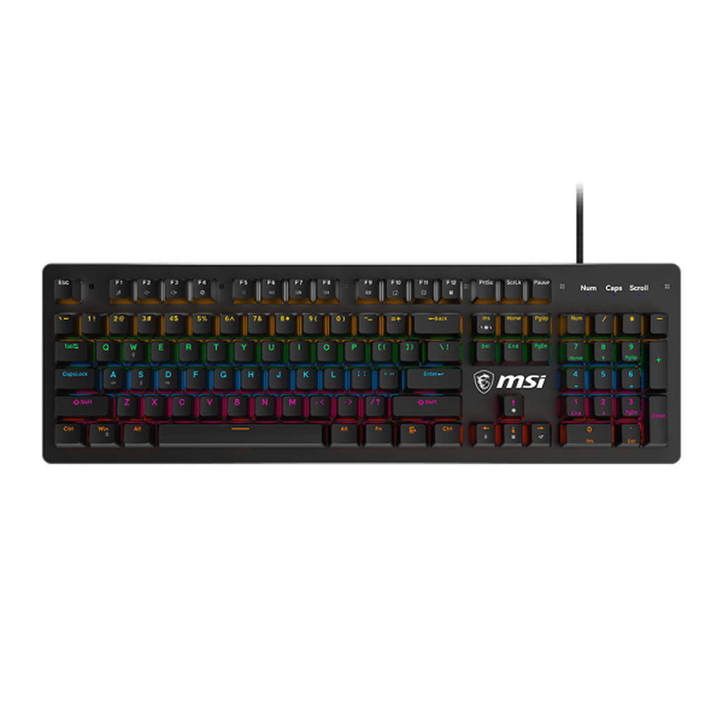 Bàn phím Gaming MSI Force GK300 RGB Led đen