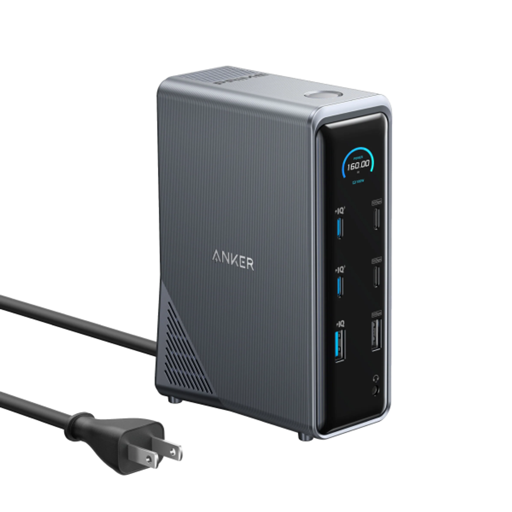 Đế sạc Anker Prime 14 in 1 màn hình đổi 160W A83B6
