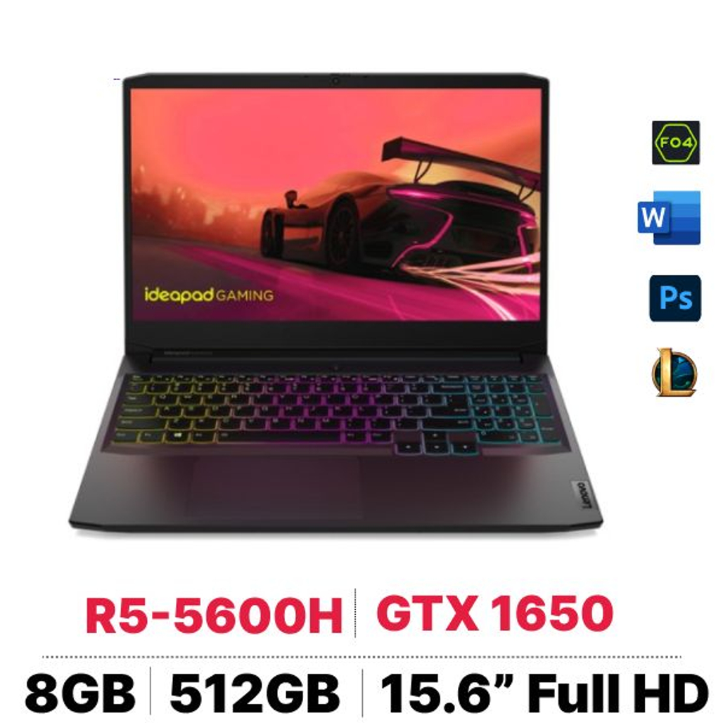 Laptop Lenovo Ideapad Gaming 3 15Ach6 82K201Bbvn - Cũ Trầy Xước