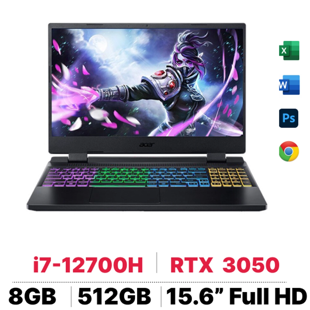 Laptop Gaming Acer Nitro 5 Tiger AN515-58-769J NH.QFHSV.003 - Cũ Xước Cấn