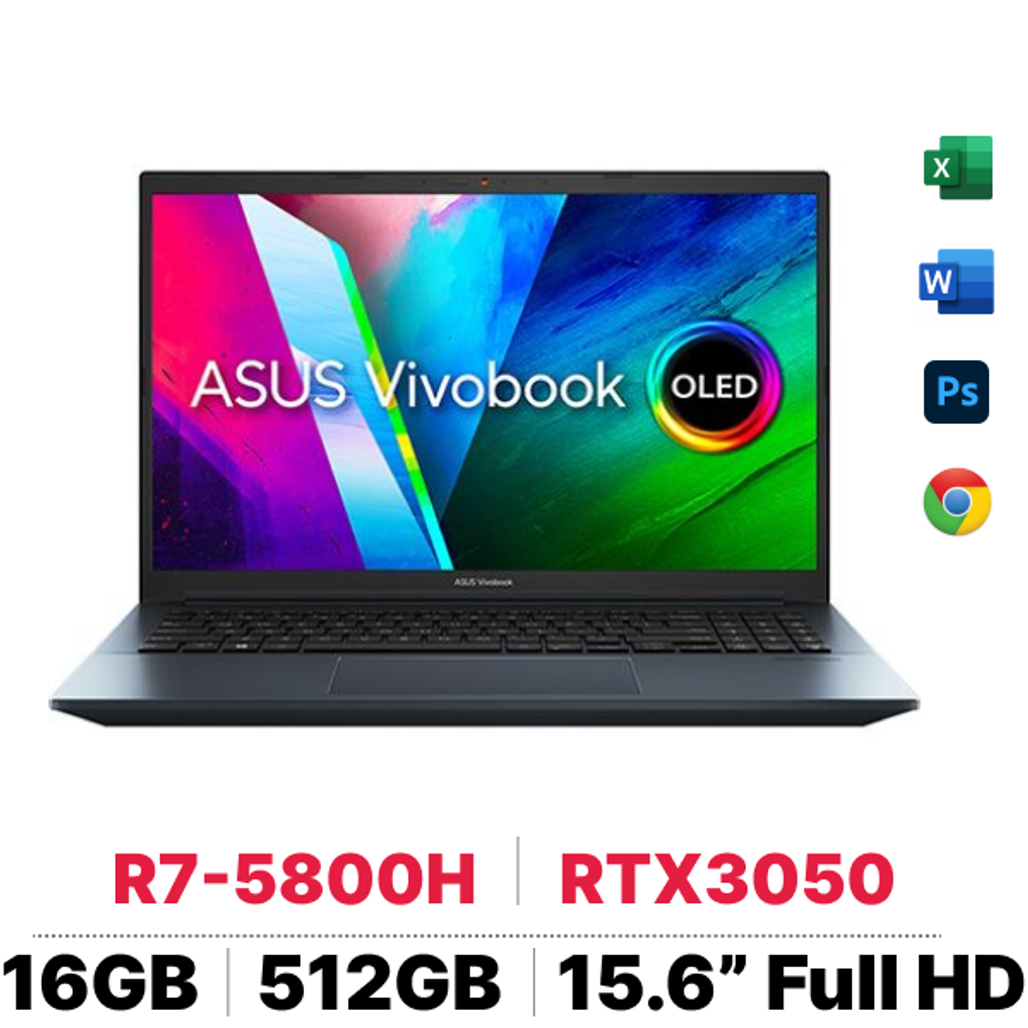 Laptop Asus Vivobook Pro M3500Qc - L1085T - Cũ Trầy Xước